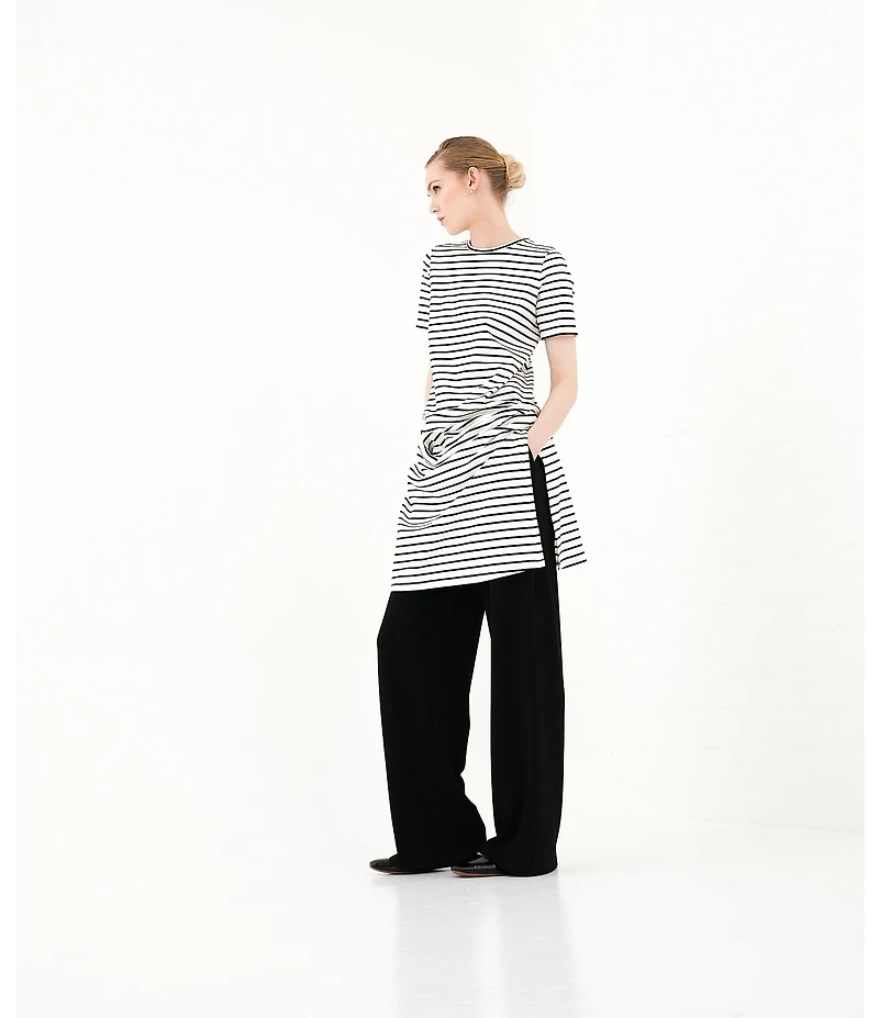 Le' AL.X Knit High Rise Trouser Lounge Coordinating Pants