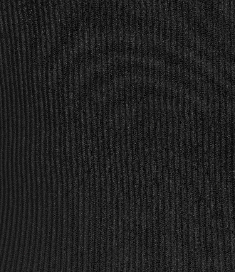 Le' AL.X Knit Ribbed Sqaure Neck Tank Top