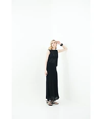 Le' AL.X Mesh Knit Crewneck Sleeveless Coordinating Tank
