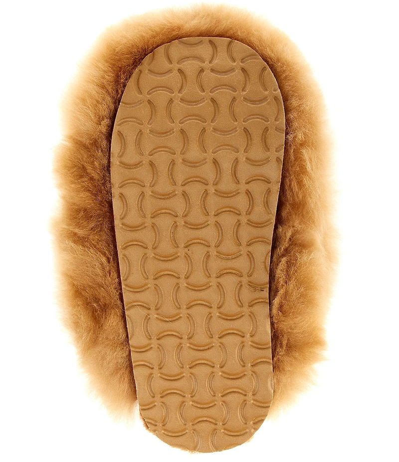 Le' AL.X Shearling Alpaca Fur Blend Slippers