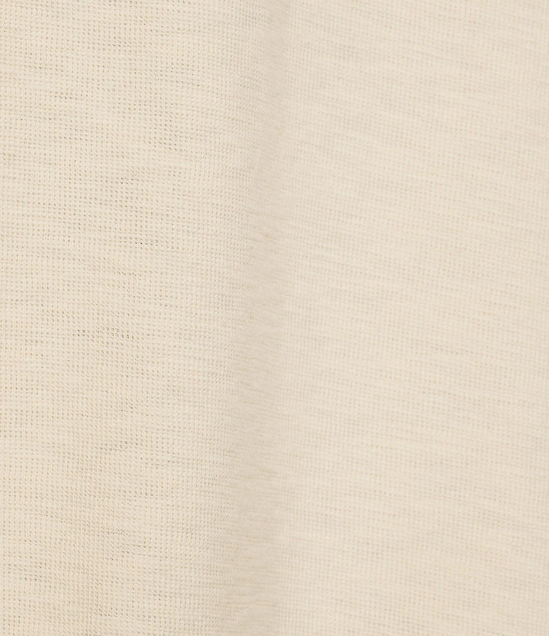 Le' AL.X Stretch Knit Organic Cotton Crew Neck Dropped Long Sleeve Pullover Coordinating Sweatshirt