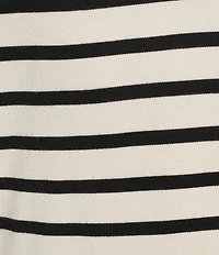 Le' AL.X Striped Crew Neck Sleeveless Knit Coordinating Maxi Dress