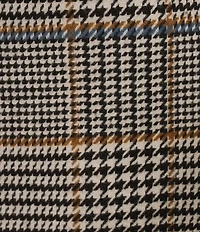 Le' AL.X Wool Blend Knit Glen Plaid High Rise Mini Pencil Coordinating Skirt