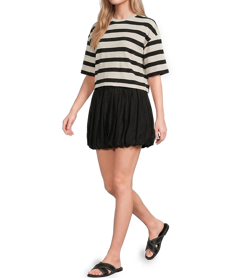 Le' AL.X Woven Bubble Shorts