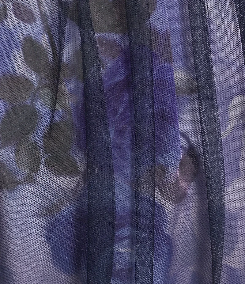 Le Bos Plus Size V-Neck Sleeveless Mesh Overlay Gown