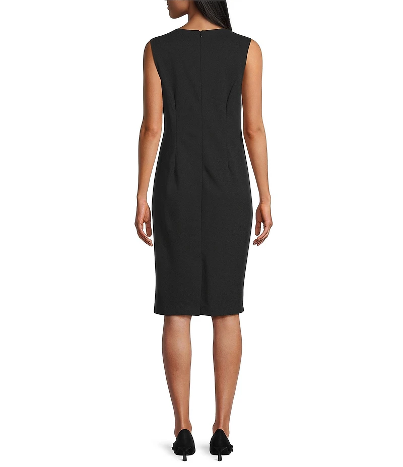 Le Bos Two Tone Loop Trim 2-Piece Jacket Dress