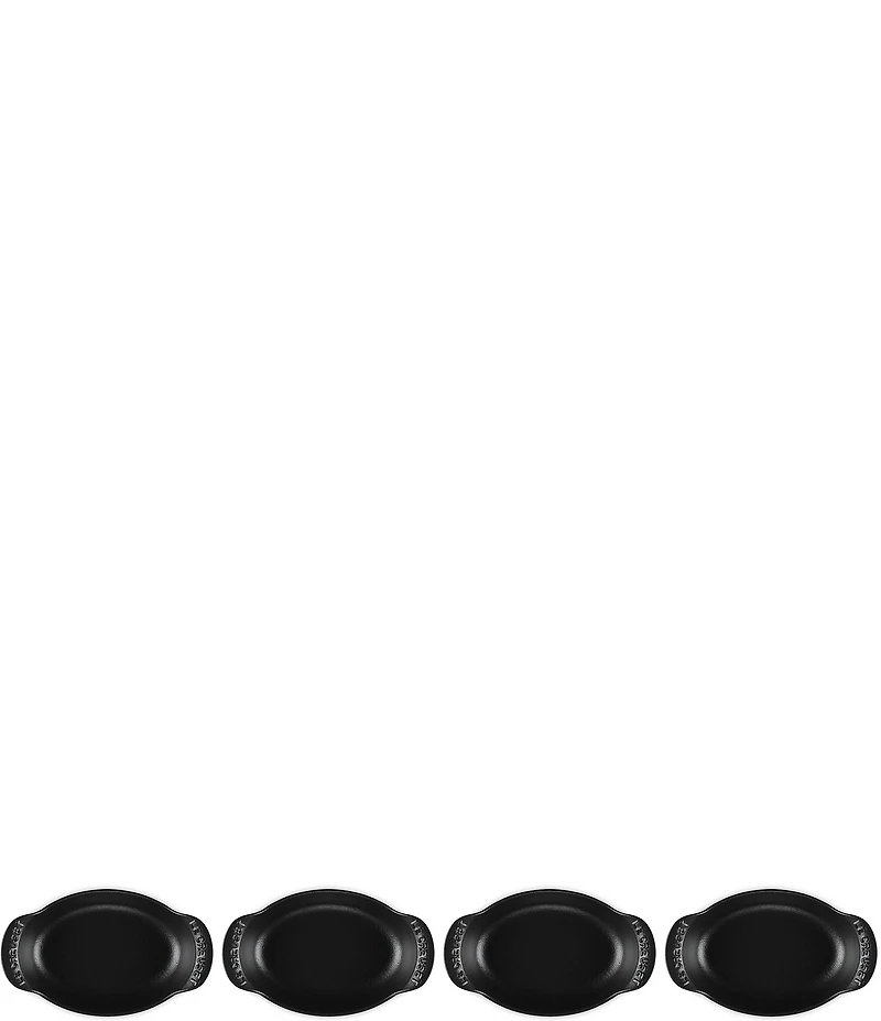 Le Creuset Gourmet Collection Enameled Cast Iron Set of 4 Mini Oval Bakers