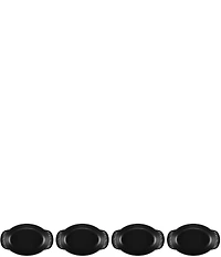 Le Creuset Gourmet Collection Enameled Cast Iron Set of 4 Mini Oval Bakers