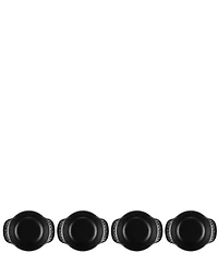 Le Creuset Gourmet Collection Enameled Cast Iron Set of 4 Mini Round Cocottes