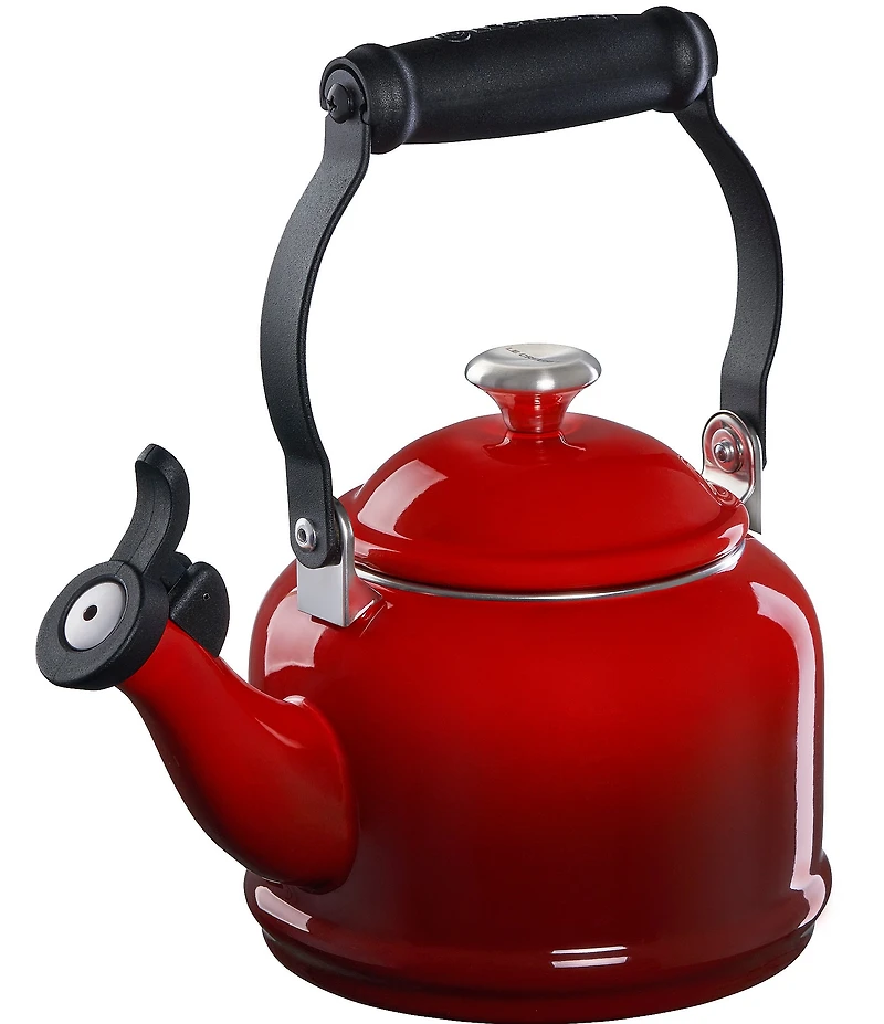 Le Creuset 1.25-Quart Enameled Steel Demi Tea Kettle with Stainless Steel Knob
