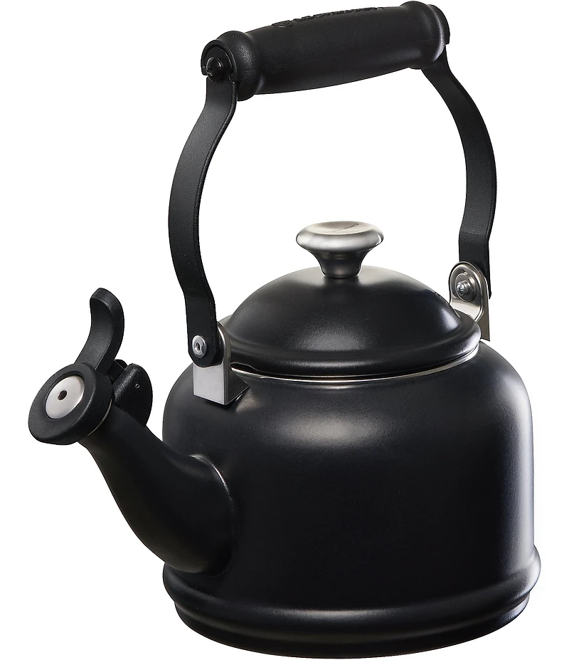 Le Creuset 1.25-Quart Enameled Steel Demi Tea Kettle with Stainless Steel Knob