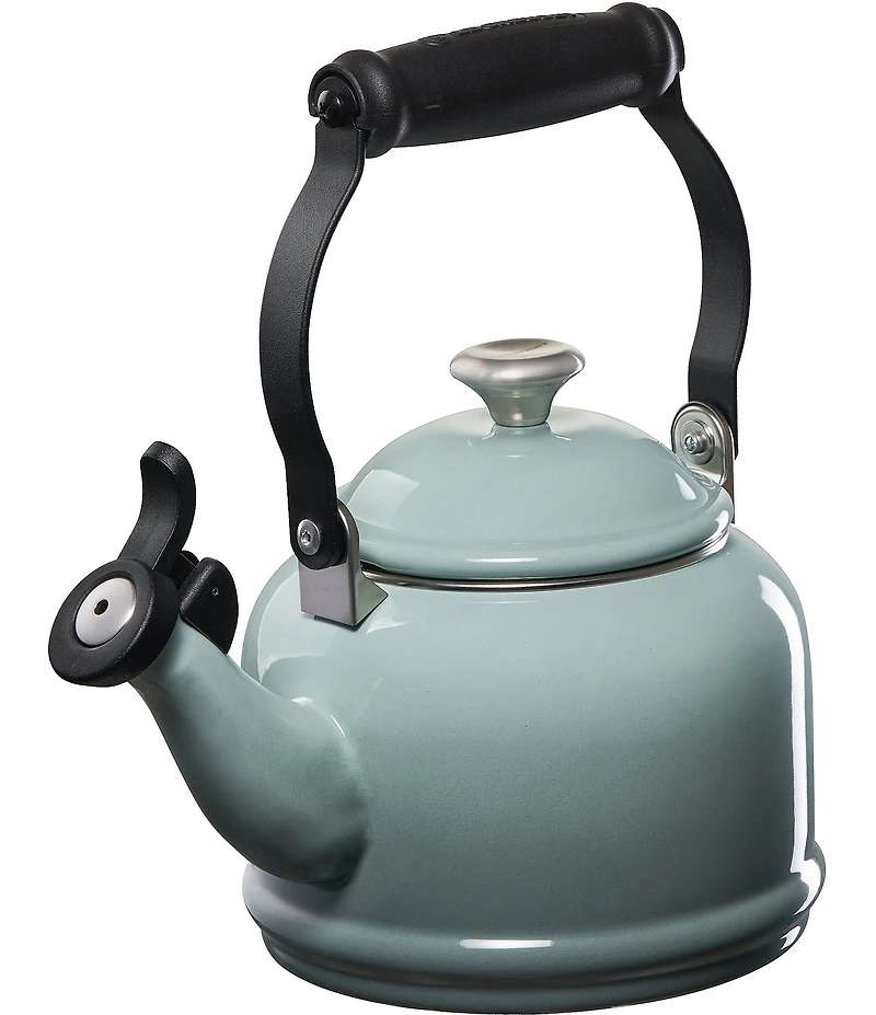 Le Creuset 1.25-Quart Enameled Steel Demi Tea Kettle with Stainless Steel Knob
