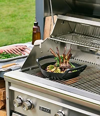 Le Creuset 10#double; Enameled Cast Iron Alpine Outdoor Skillet