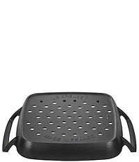Le Creuset 12#double; Enameled Cast Iron Alpine Outdoor Square Grill Basket