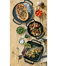 Le Creuset 12#double; Enameled Cast Iron Alpine Outdoor Square Grill Basket