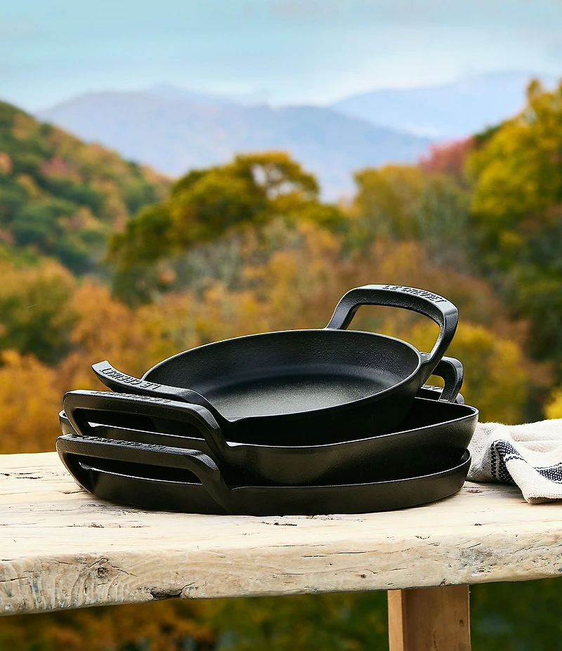 Le Creuset 12#double; Enameled Cast Iron Alpine Outdoor Square Grill Basket