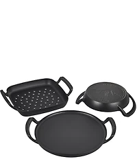 Le Creuset 12#double; Enameled Cast Iron Alpine Outdoor Square Grill Basket