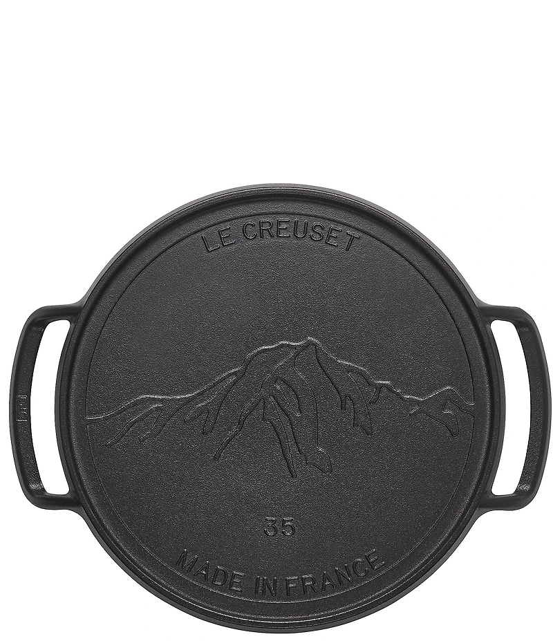 Le Creuset 15#double; Enameled Cast Iron Alpine Outdoor Pizza Pan