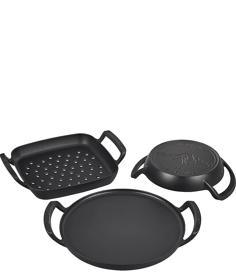 Le Creuset 15#double; Enameled Cast Iron Alpine Outdoor Pizza Pan