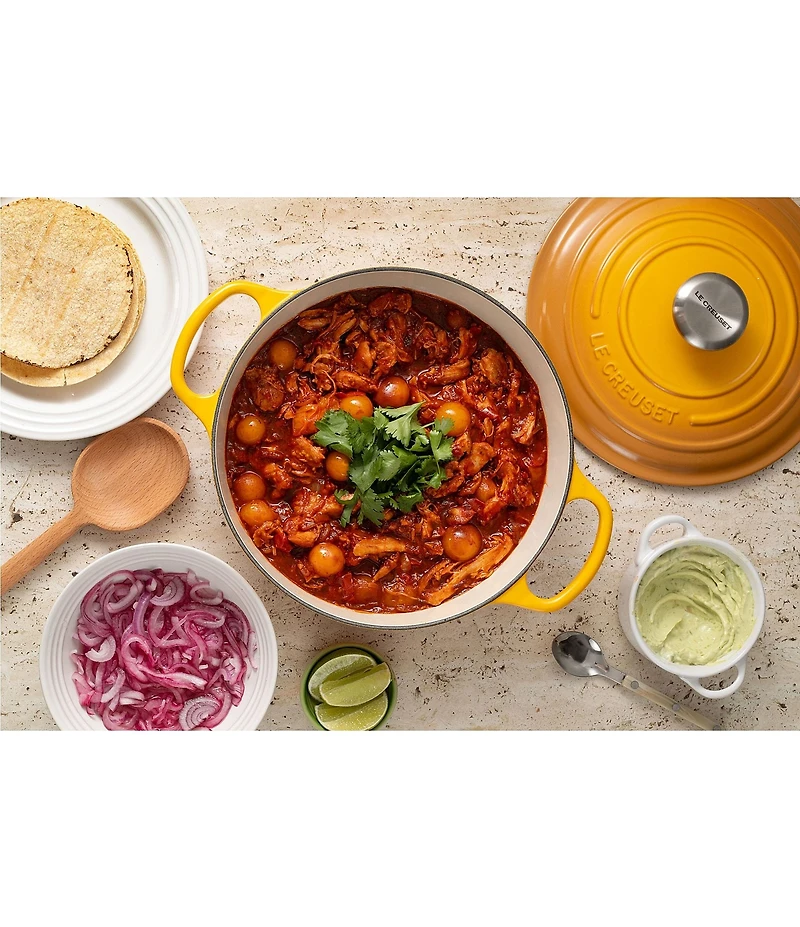 Le Creuset 7.25-qt Round Enameled Cast Iron Dutch Oven