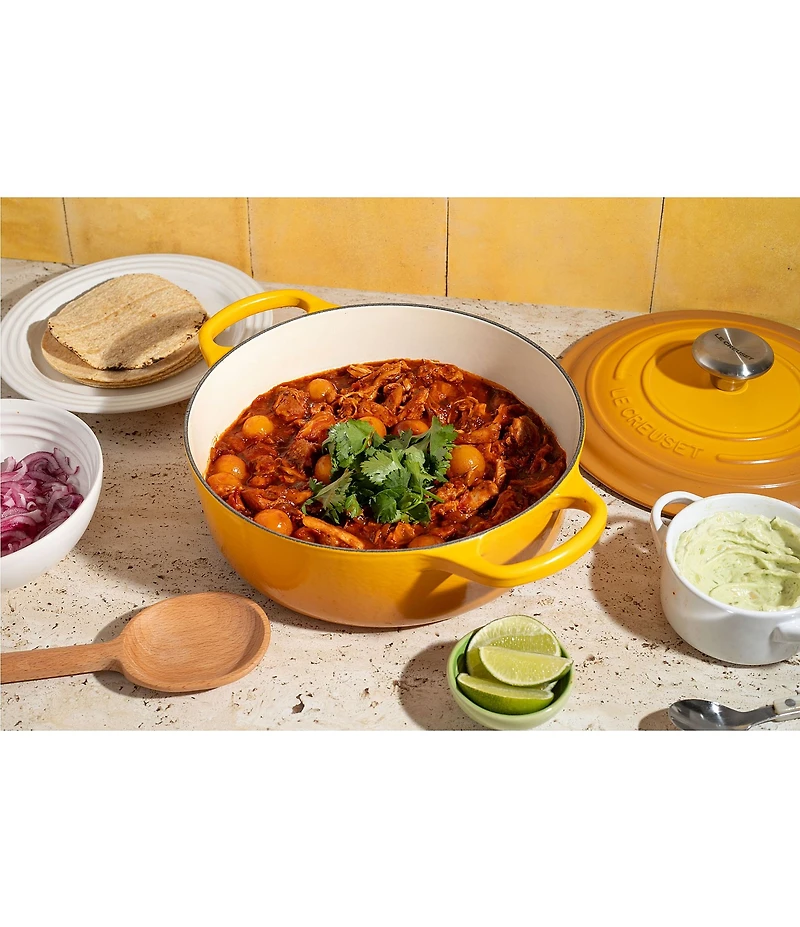 Le Creuset 7.25-qt Round Enameled Cast Iron Dutch Oven