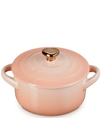 Le Creuset 8-oz. Mini Round Gold Heart Knob Cocotte