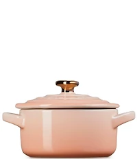 Le Creuset 8-oz. Mini Round Gold Heart Knob Cocotte