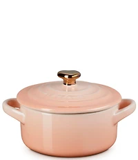 Le Creuset 8-oz. Mini Round Gold Heart Knob Cocotte