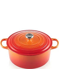 Le Creuset 9-Quart Signature Round Dutch Oven with Stainless Steel Handle