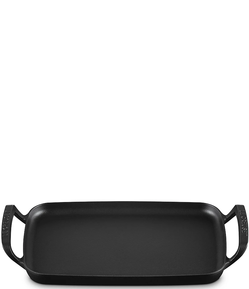 Le Creuset Alpine Outdoor Collection Enameld Cast Iron Rectangular Griddle, 15.75#double;
