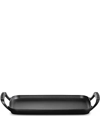 Le Creuset Alpine Outdoor Collection Enameld Cast Iron Rectangular Griddle, 15.75#double;