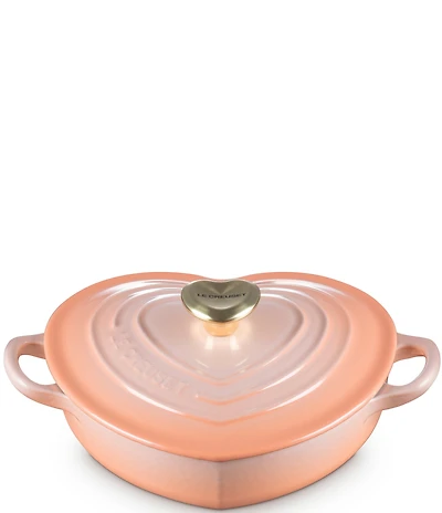 Le Creuset Cast Iron Traditional Heart Knob Cocotte, 1.25 Qt.
