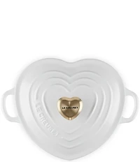 Le Creuset Cast Iron Traditional Heart Dish 1.25-Quart with Light Gold Heart Knob