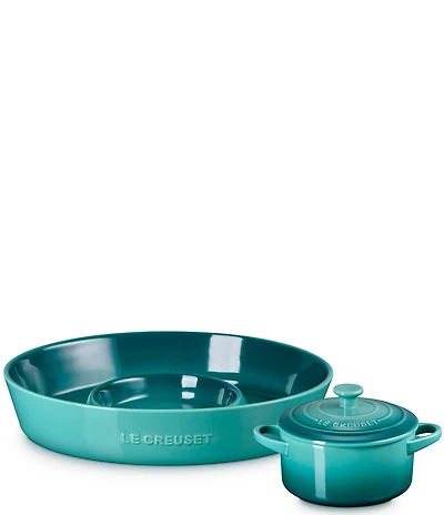 Le Creuset Chip & Dip Mini Cocotte, Set Of 2