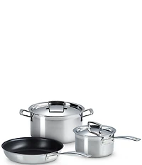 Le Creuset Classic Stainless Steel Deep Round Pasta Pot & Sieve 5-Piece Set