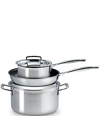 Le Creuset Classic Stainless Steel Deep Round Pasta Pot & Sieve 5-Piece Set