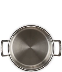 Le Creuset Classic Stainless Steel Deep Round Stockpot, 6.25 Qt.