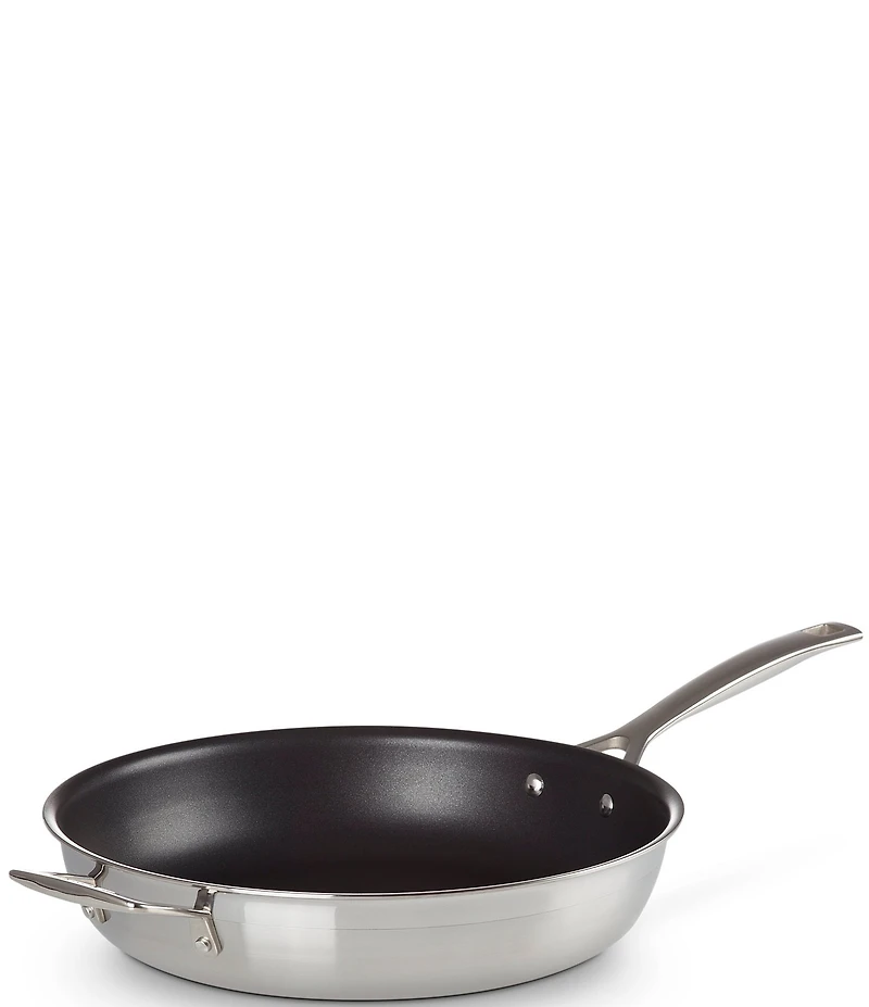 Le Creuset Classic Stainless Steel Round Nonstick Frying Pan - 12 in