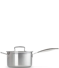 Le Creuset Classic Stainless Steel Round Saucepan with Lid