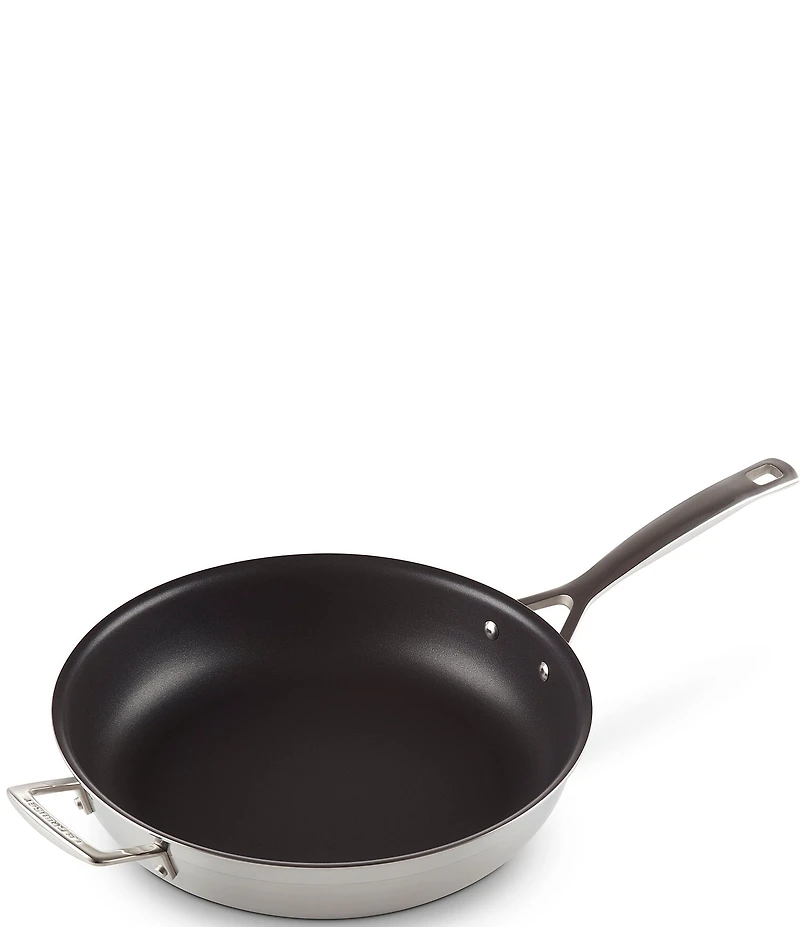 Le Creuset Classic Stainless Steel Set of 2 Nonstick Fry Pans