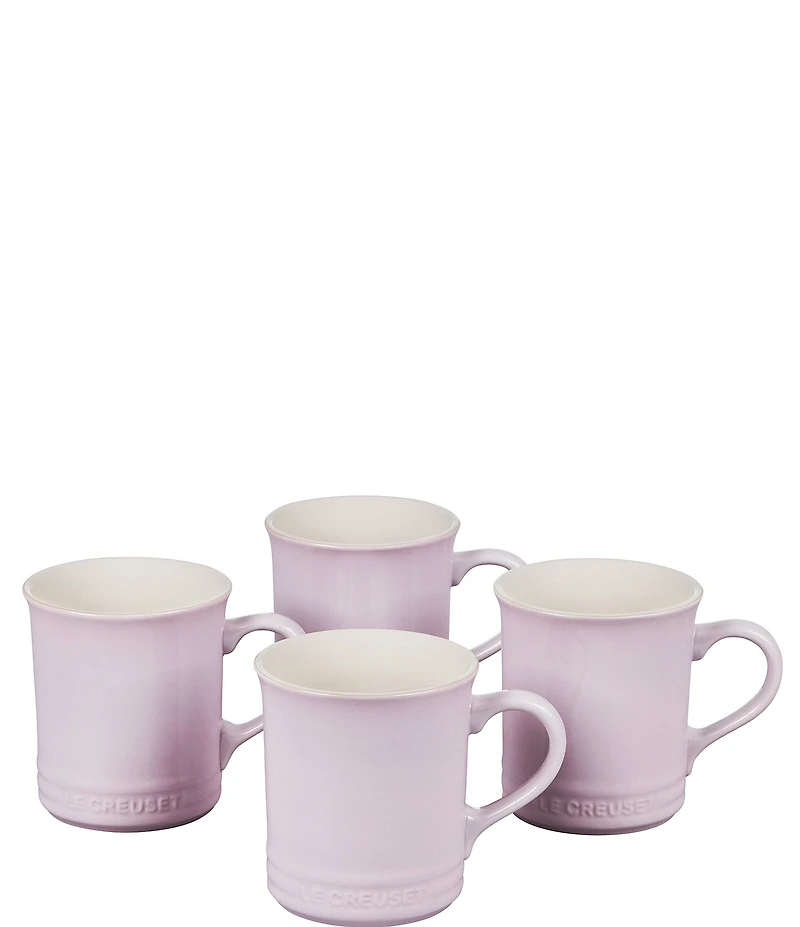 Le Creuset Coffee Mugs, Set of 4