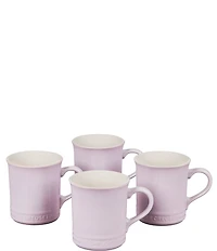 Le Creuset Coffee Mugs, Set of 4