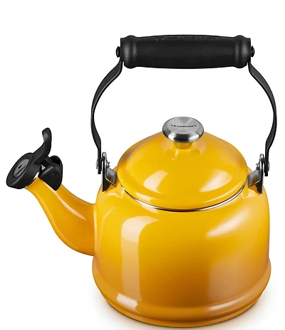 Le Creuset Demi 1.25-Quart Enameled Steel Tea Kettle - Nectar