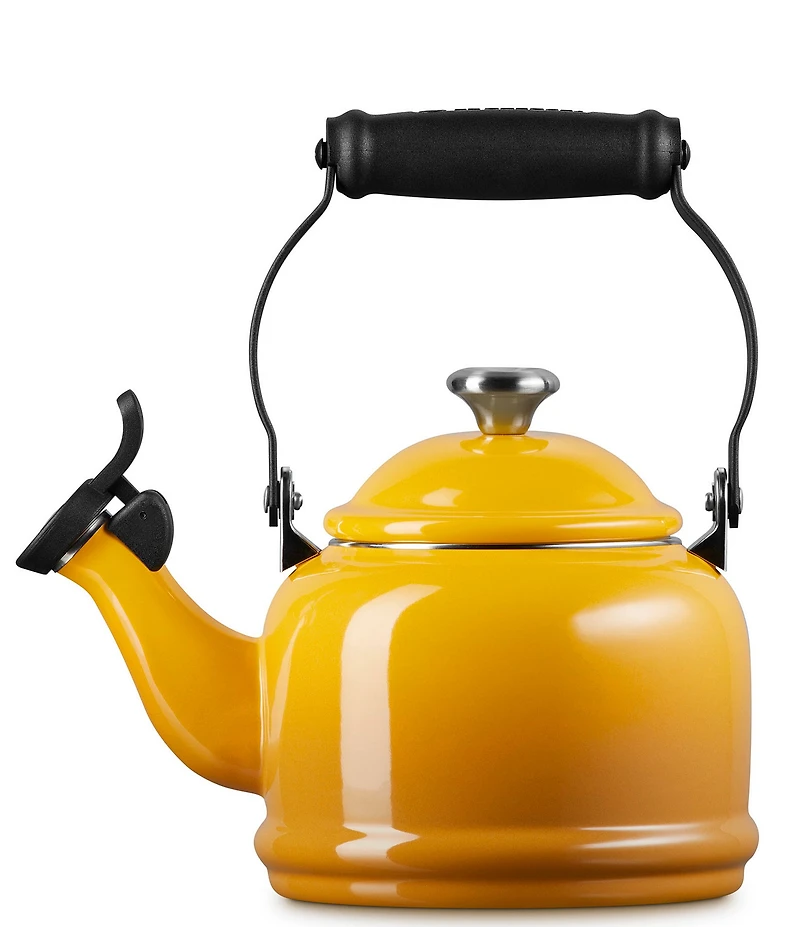Le Creuset Demi 1.25-Quart Enameled Steel Tea Kettle - Nectar