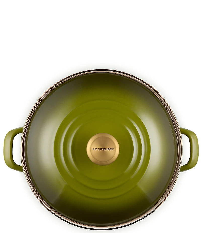 Le Creuset Enamel on Steel Classic Round Stockpot with Gold Knob, 12-qt.