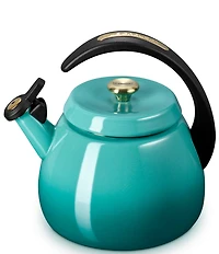 Le Creuset Enamel-On-Steel Cloche Kettle with Gold Knob, 2.2 Qt.