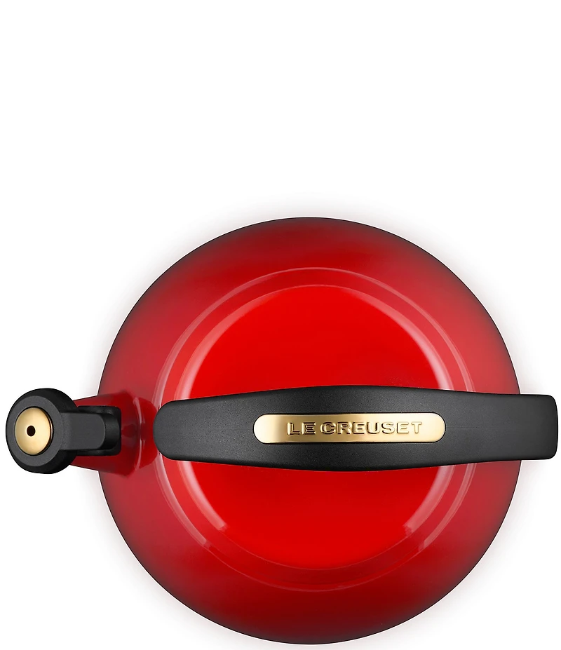 Le Creuset Enamel-On-Steel Cloche Kettle with Gold Knob, 2.2 Qt.