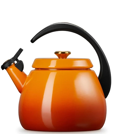 Le Creuset Enamel-On-Steel Cloche Kettle with Gold Knob, 2.2 Qt.