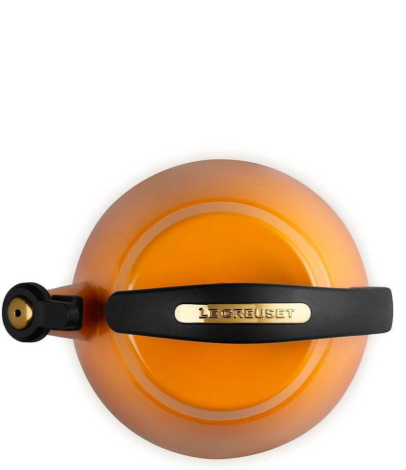 Le Creuset Enamel-On-Steel Cloche Kettle with Gold Knob, 2.2 Qt.