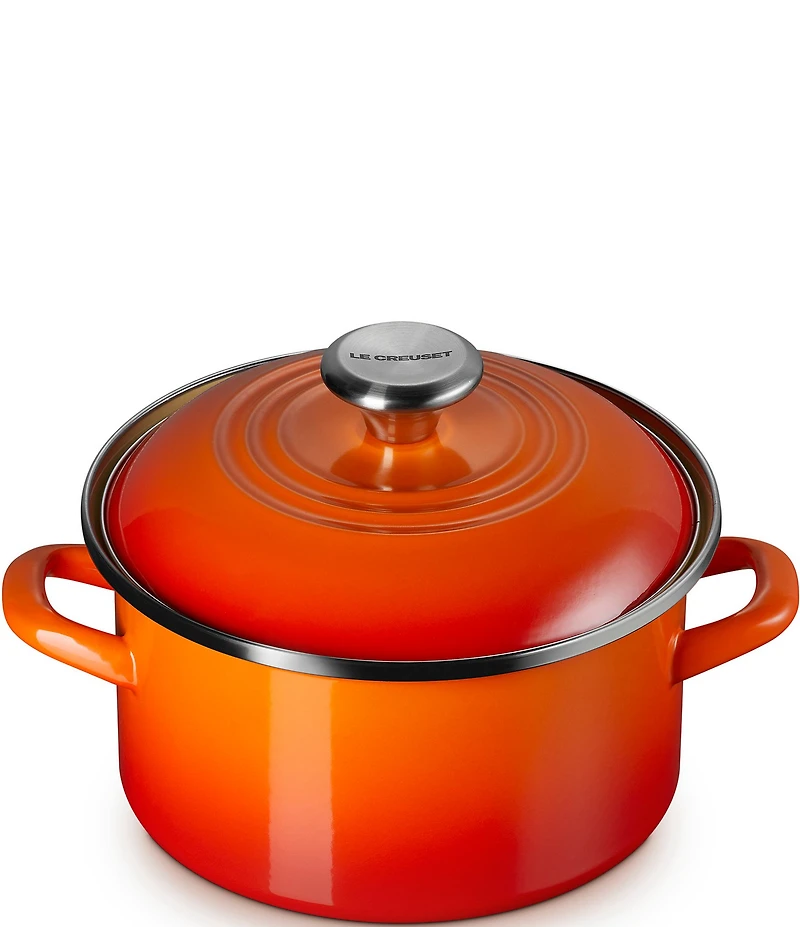 Le Creuset Enamel On Steel Petite Stockpot 3.8-Quart